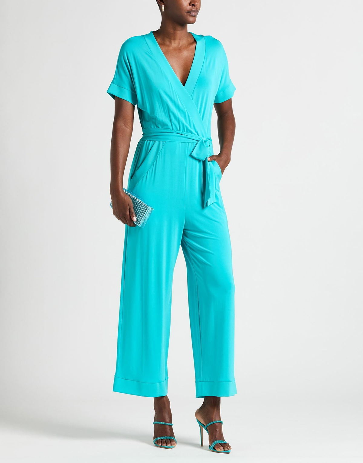 Max Mara Womens Jumpsuit Turquoise