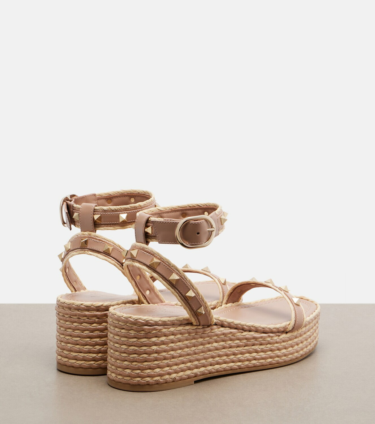 Valentino Garavani Rockstud leather platform sandals
