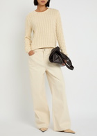 Skall Studio Willow Wide-leg Jeans Ecru