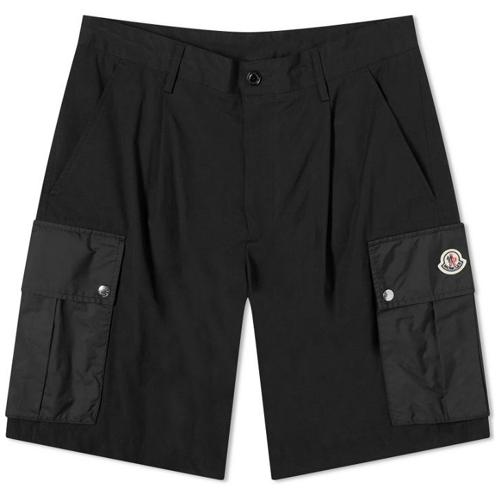 Photo: Moncler Men's Cargo Shorts in Black