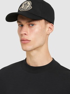 MONCLER Logo Detail Cotton Baseball Cap