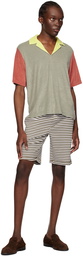 Paul Smith Brown Stripe Shorts