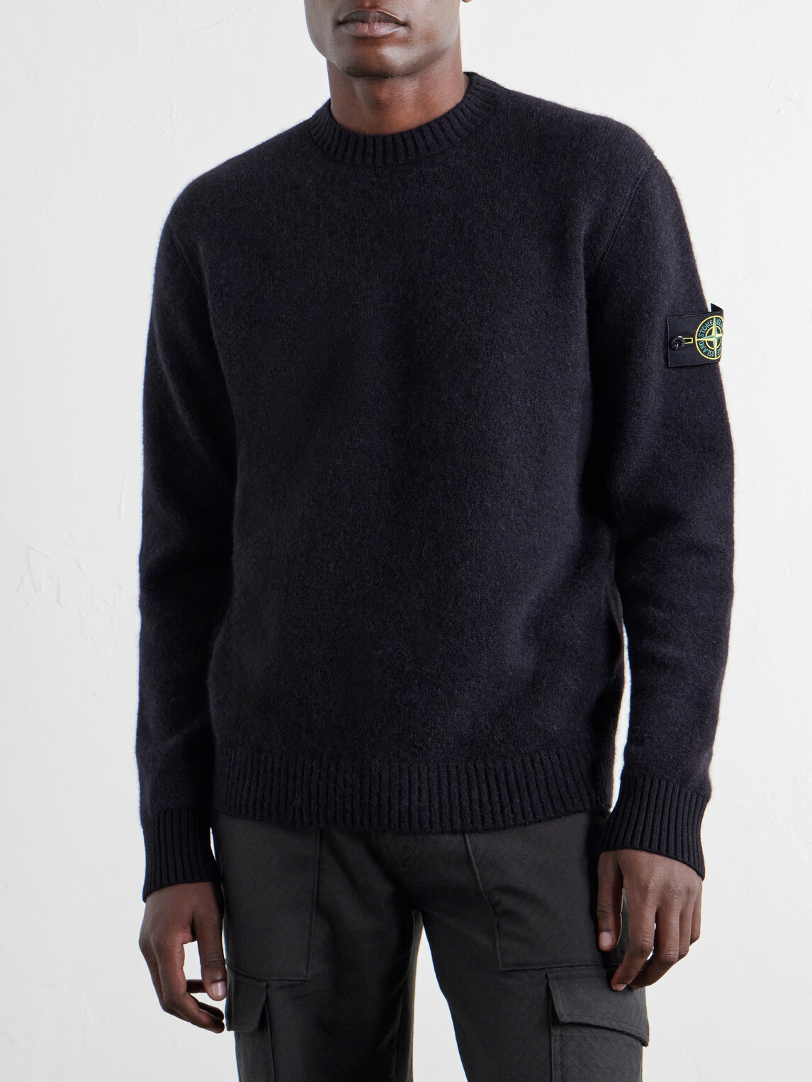 Stone Island - Wool-Blend Sweater - Black