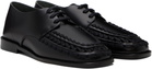 HEREU Black Alaro Lace-Up Derbys