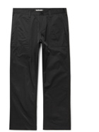 Neighborhood - Baker Straight-Leg Cotton and Nylon-Blend Twill Trousers - Black