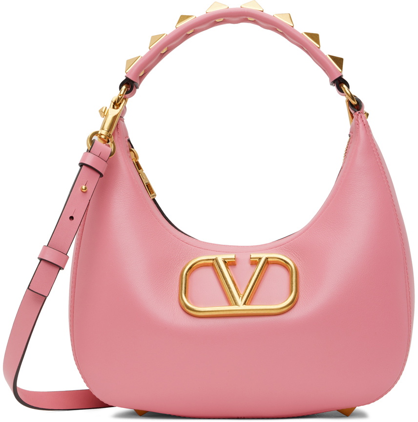 Valentino Garavani Pink VLogo Stud Bag Valentino Garavani valentino-garavani-pink-vlogo-stud-bag-valentino-garavani