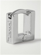 Miansai - Scatola Huggie Logo-Engraved Sterling Silver Single Hoop Earring