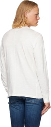 rag & bone White Classic Flame Henley