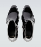 Saint Laurent - Wyatt patent leather ankle boots