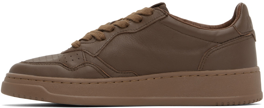 スニーカー AUTRY MEDALIST SNEAKERS IN CHOCOLATE PONY SKIN AUTRY Medalist sneakers in Chocolate pony skin | TheDoubleF
