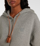 Loewe Flamenco cotton and cashmere hoodie