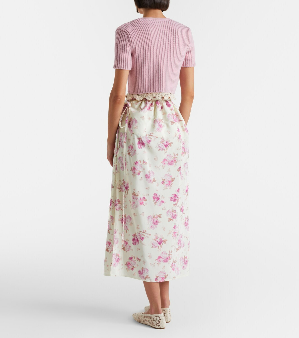 Magda Butrym Floral silk midi dress
