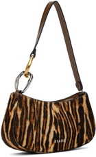 Staud Brown & Black Ollie Bag
