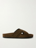 TOM FORD - Wicklow Suede Sandals - Green