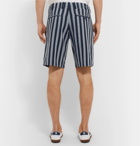 rag & bone - Slim-Fit Striped Herringbone Cotton Shorts - Gray