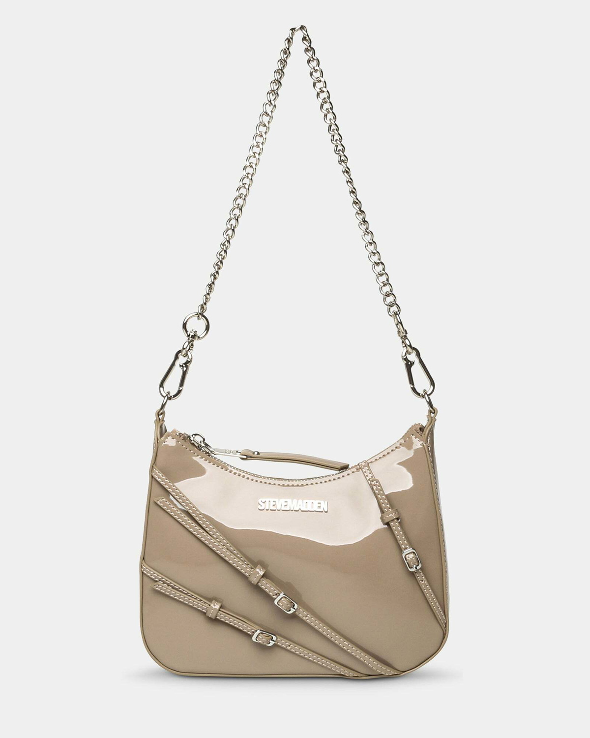 Steve Madden Bliana-2 Bag in Taupe Patent