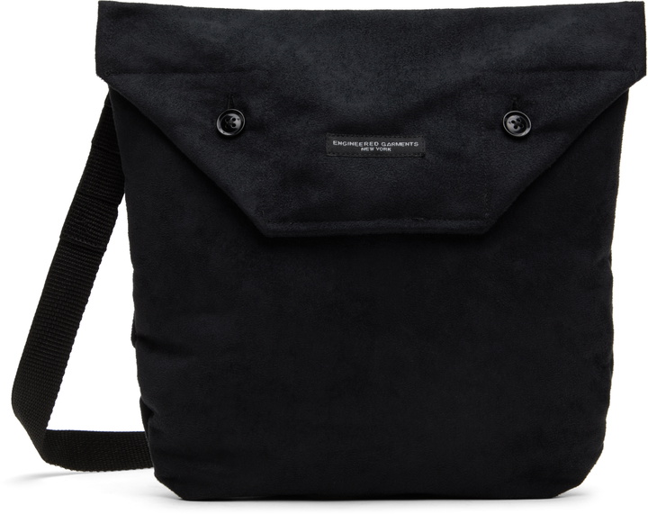 Photo: Engineered Garments Black Shoulder Pouch Tote