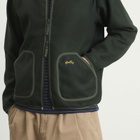 Stan Ray Men's Wool Fleece Cardigan in Botanical Green