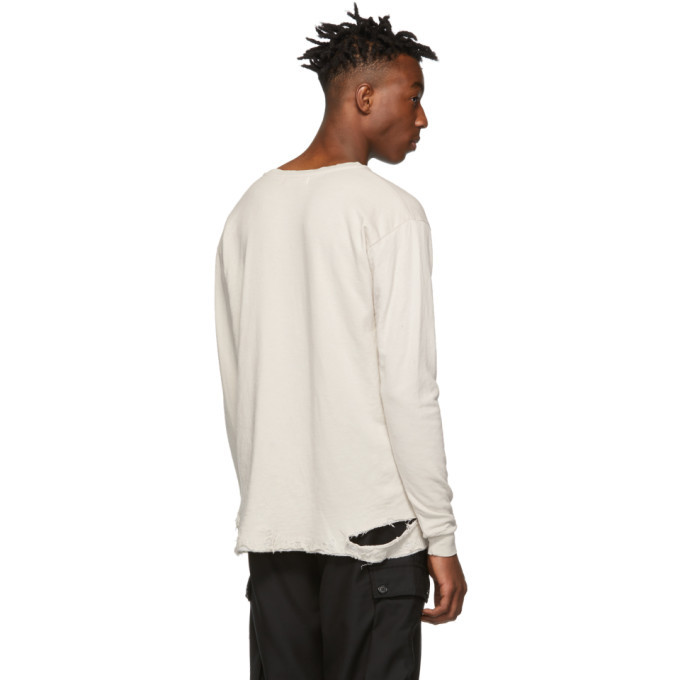 ENFANTS RICHES DÉPRIMÉSグレー ロングスリーブ Tシャツ ENFANTS RICHES DÉPRIMÉSグレー ロングスリーブ Tシャツ - メルカリ