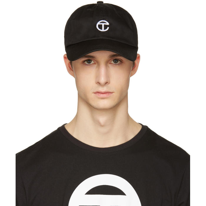 Telfar Black Logo Cap Telfar