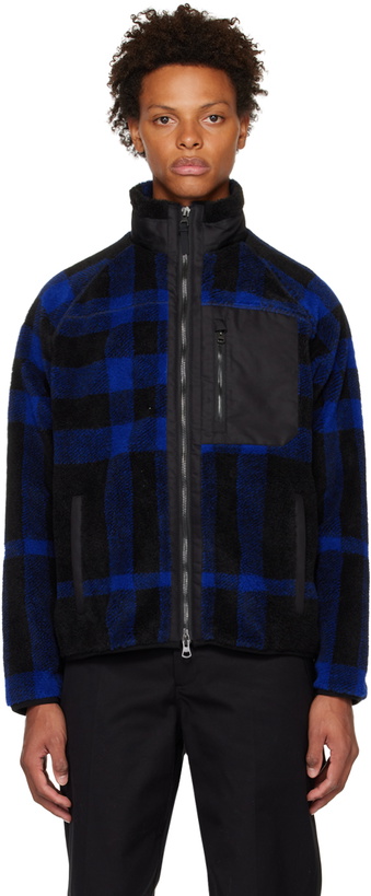 Photo: Burberry Blue & Black Exploded Jacket