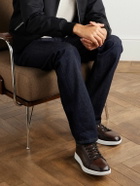 Berluti - Stellar Venezia Leather Sneakers - Brown