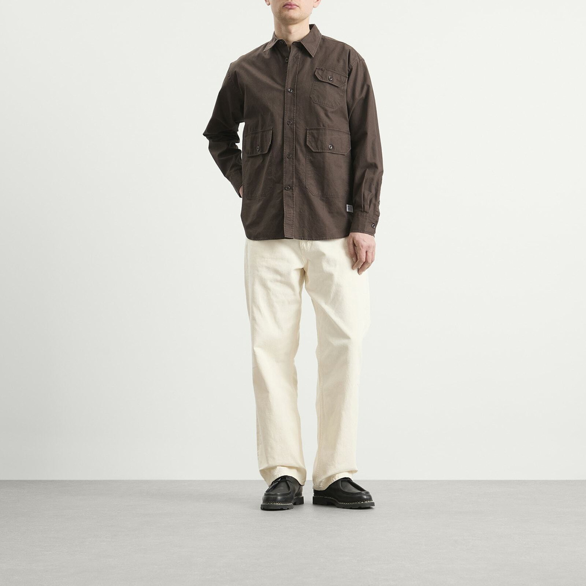 Norse Projects Men's Espevik Oversized Utility Shirt in Shale