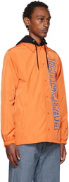 ICECREAM Orange College Coach Jacket