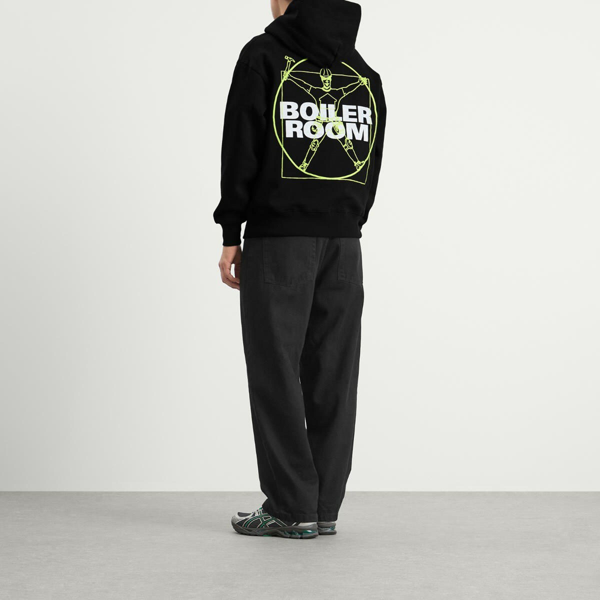 Pleasures Men's x Boiler Room Workman Hoodie in Black