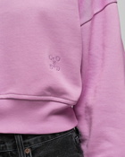 Closed Cropped Crew Neck Pink - Womens - Sweatshirts
