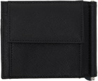 Emporio Armani Black Logo Plaque Wallet