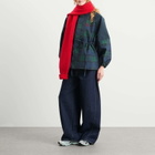 Damson Madder Women's Liu Check Raincoat in Navy