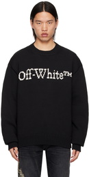 Off-White Black Big Bookish Chunky Sweater