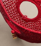 Jacquemus Spiaggia Cœur Small raffia top-handle bag
