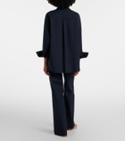 Dorothee Schumacher Poplin Power II cotton poplin wide-leg pants