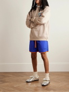 Pasadena Leisure Club - Practice Straight-Leg Logo-Appliquéd Nylon and Mesh Drawstring Shorts - Blue
