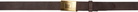 Taiga Takahashi Brown Lot.003 Hickok Belt