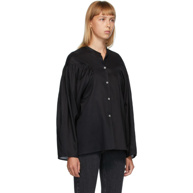 L'Appartement DEUXIEME CLASSE - TOTEME トーテム　MONCTONシャツ Toteme Black Moncton Shirt Toteme