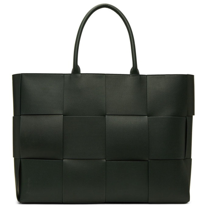 Photo: Bottega Veneta Green Intrecciato Tote