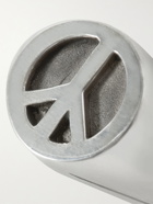 MAPLE - Peace Sterling Silver Signet Ring - Silver