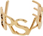 Versace Gold Logo Cuff Bracelet