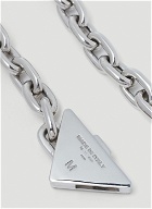 Triangle Logo Bracelet in Silver