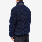 Moncler Men's Aniara Borg Padded Jacket in Navy