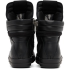 Rick Owens Black Tower Geobasket Sneakers