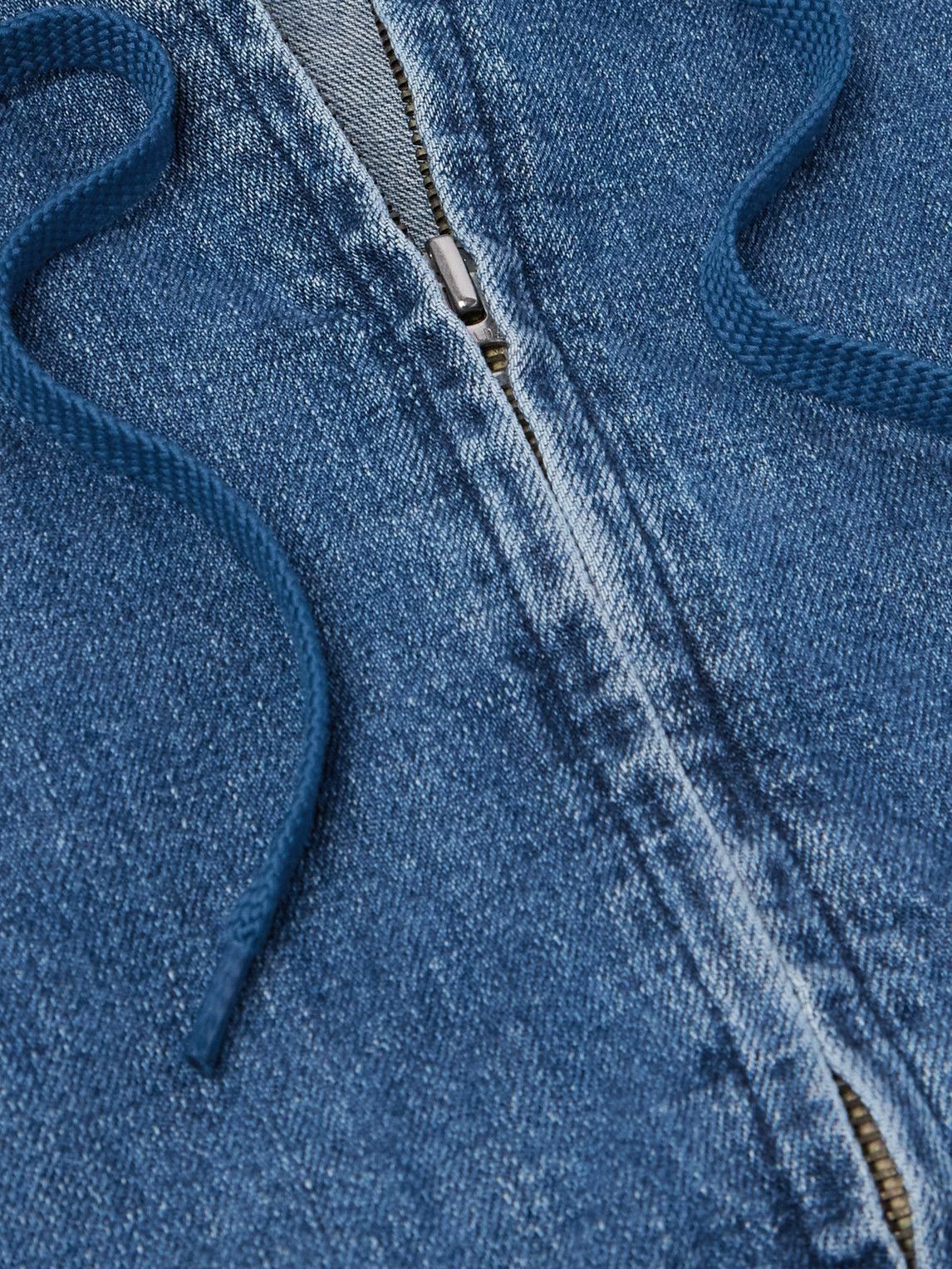 Remi Relief - Denim Hooded Jacket - Blue Remi Relief
