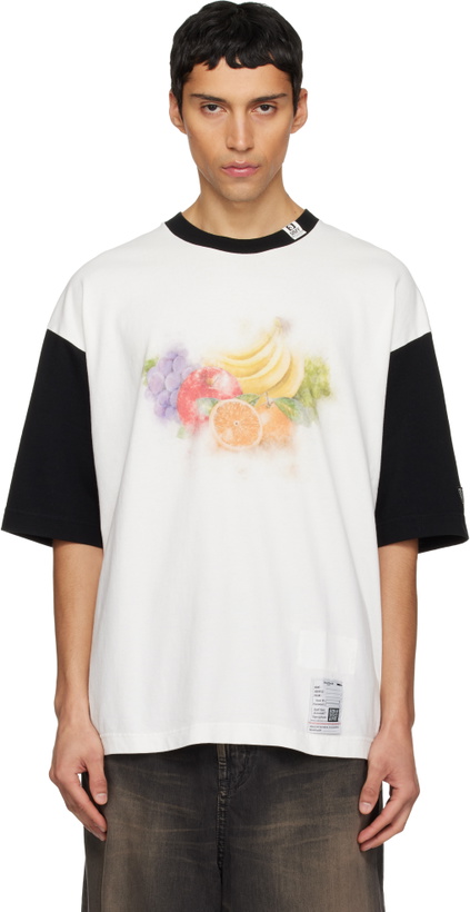 Photo: Maison MIHARA YASUHIRO White Fruit Printed T-shirt