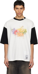 Maison MIHARA YASUHIRO White Fruit Printed T-shirt