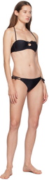 Yasmine Eslami Black 'The Zoïa' Bikini Top