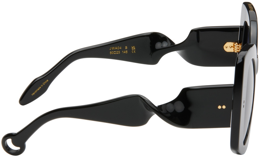 JW Anderson SSENSE Exclusive Black Twister Sunglasses
