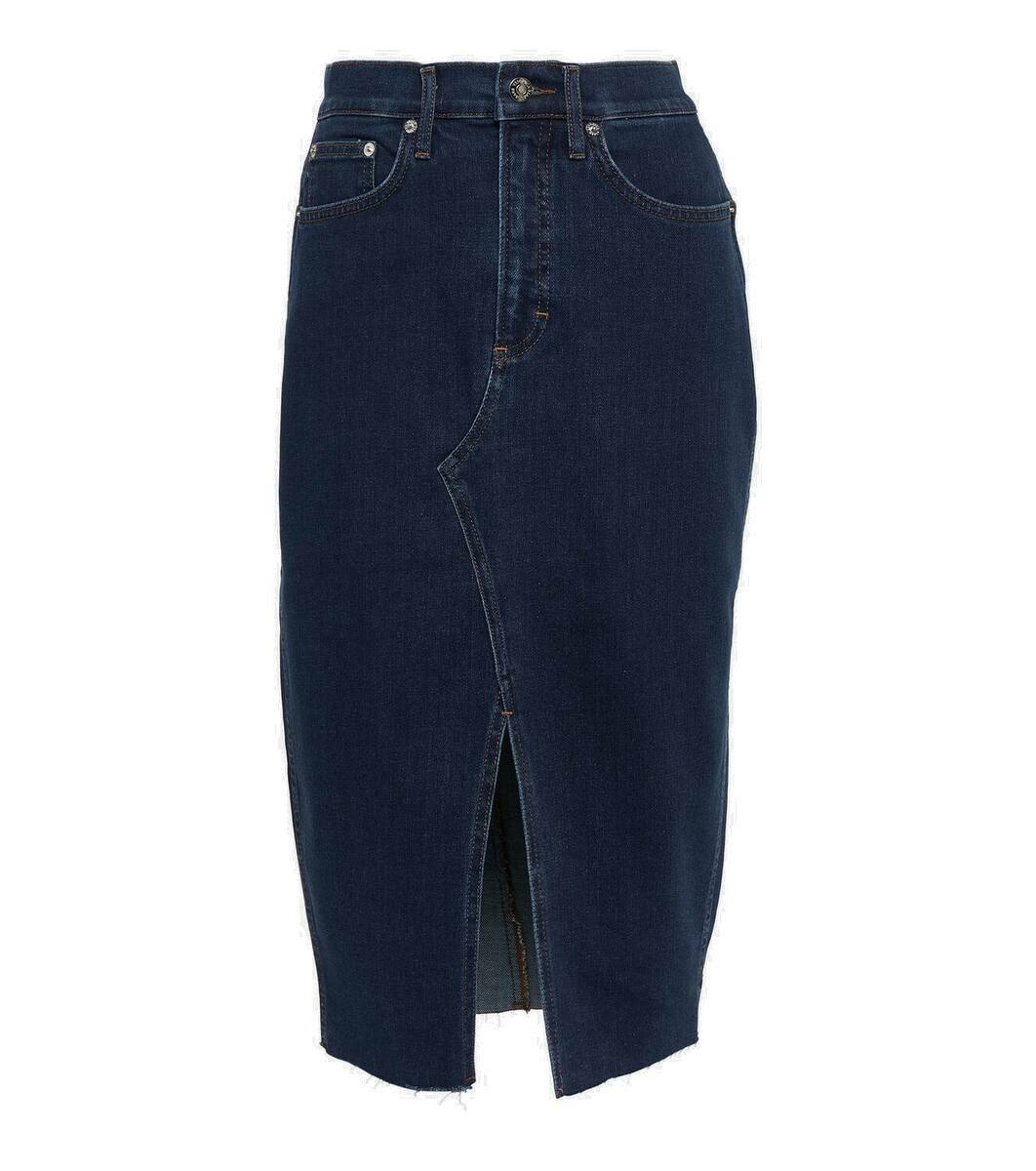 Veronica Beard Breves denim midi skirt Veronica Beard